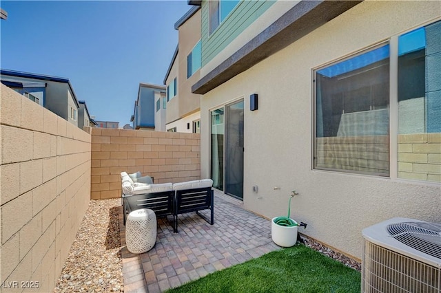 3358 Via Strada St, Henderson, NV 89044 - view of patio with outdoor lounge area