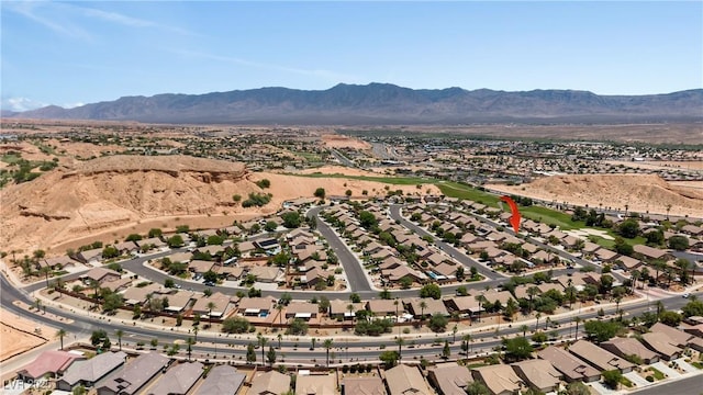 871 Falcon Glenn Dr, Mesquite, NV 89027 - view of property location with a mountain backdrop and nearby suburban area