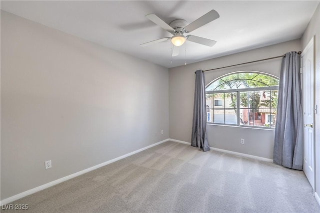 8712 Texas Bronco Ave, Las Vegas, NV 89129 - carpeted empty room featuring ceiling fan and baseboards
