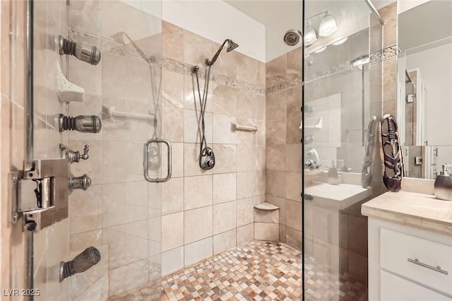 2050 W Warm Springs Rd Unit 3624, Henderson, NV 89014 - bathroom with a shower stall and vanity