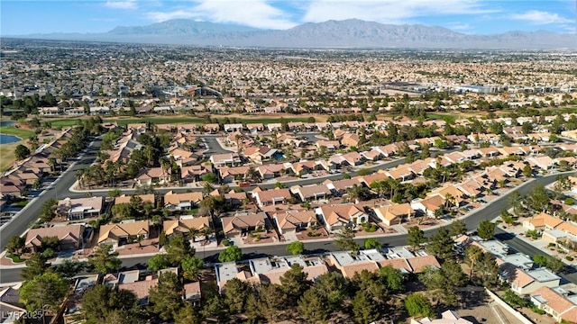 9513 Yucca Blossom Dr, Las Vegas, NV 89134 - view of property location featuring a mountainous background and nearby suburban area