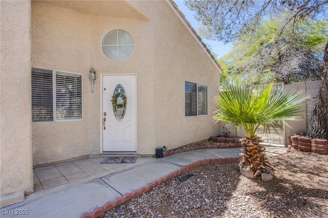 8324 Tide Pool Dr, Las Vegas, NV 89128 - view of exterior entry with stucco siding