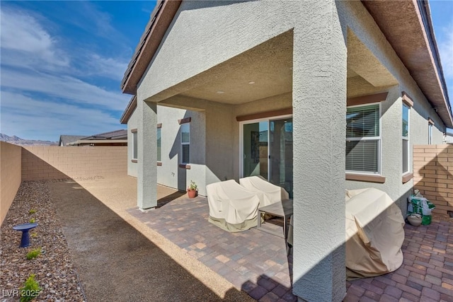 827 Klamath Springs St, Henderson, NV 89011 - fenced backyard featuring a patio