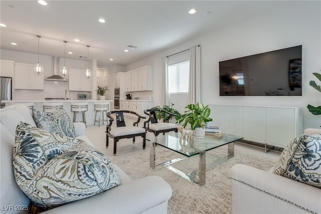 827 Klamath Springs St, Henderson, NV 89011 - living room with recessed lighting