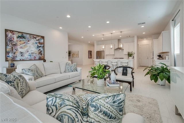 827 Klamath Springs St, Henderson, NV 89011 - living room with recessed lighting