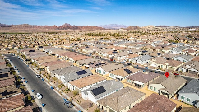 827 Klamath Springs St, Henderson, NV 89011 - aerial view of residential area featuring a mountain backdrop