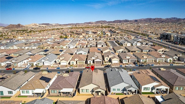 827 Klamath Springs St, Henderson, NV 89011 - aerial view of residential area with mountains