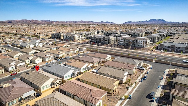 827 Klamath Springs St, Henderson, NV 89011 - aerial view of residential area with mountains