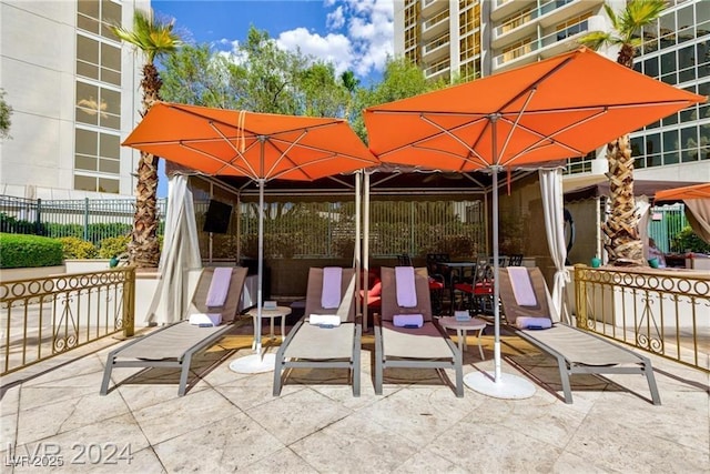 135 E Harmon Ave Unit 2116, Las Vegas, NV 89109 - view of patio
