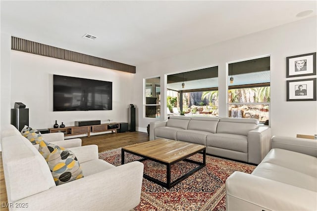 1509 Winslow St, Las Vegas, NV 89117 - living area with wood finished floors and baseboards