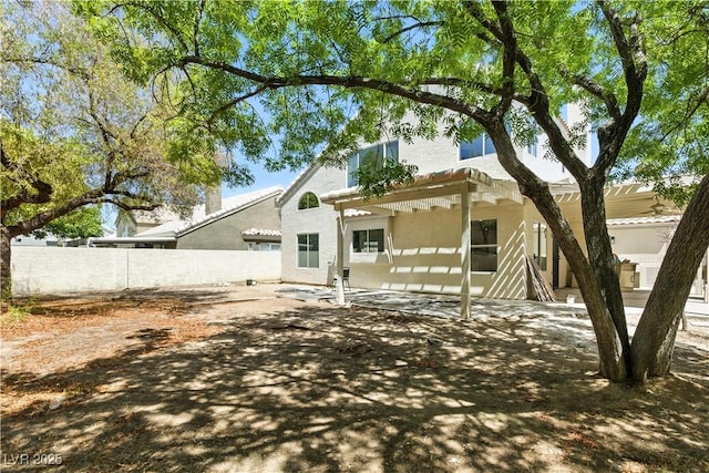 2105 Madagascar Ln, Las Vegas, NV 89117 - rear view of house with a patio area and stucco siding