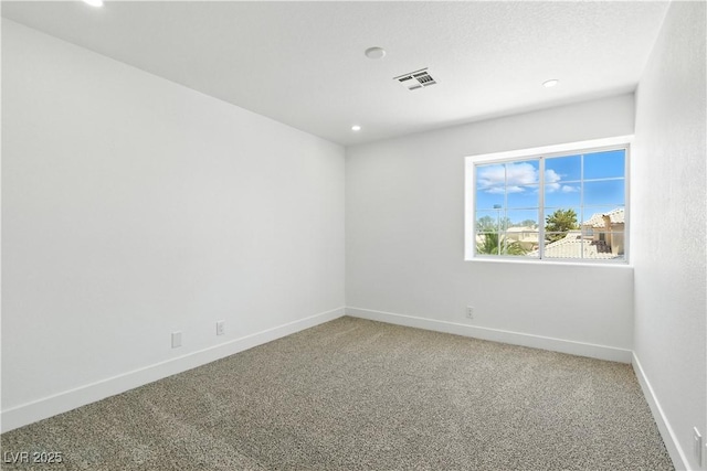 2105 Madagascar Ln, Las Vegas, NV 89117 - spare room with light carpet and recessed lighting