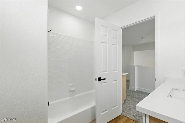 2105 Madagascar Ln, Las Vegas, NV 89117 - full bath featuring vanity and wood finished floors
