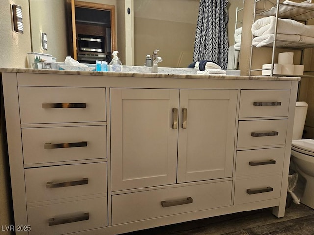 223 Hunter Ridge Rd Unit 121, Brian Head, UT 84719 - bathroom featuring vanity and wood finished floors