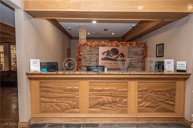 223 Hunter Ridge Rd Unit 121, Brian Head, UT 84719 - reception featuring crown molding and a security system
