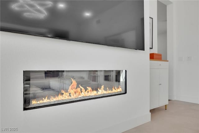 818 Calluna St, Las Vegas, NV 89138 - detailed view of a glass covered fireplace