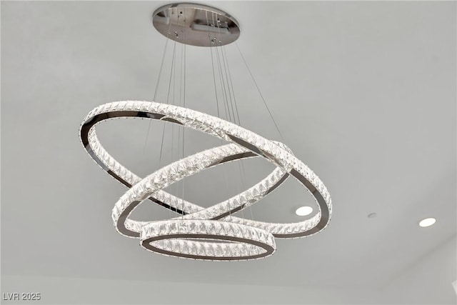 818 Calluna St, Las Vegas, NV 89138 - detailed view of recessed lighting and a chandelier