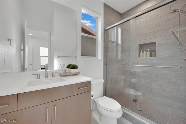 818 Calluna St, Las Vegas, NV 89138 - full bathroom with vanity and a stall shower