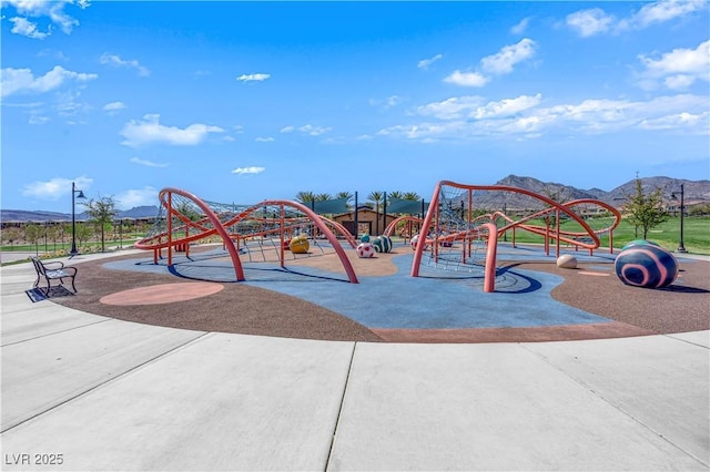 818 Calluna St, Las Vegas, NV 89138 - community playground featuring a mountain view