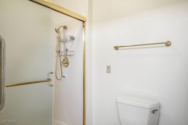 9704 Brawley Dr, Las Vegas, NV 89134 - bathroom with a shower stall and toilet