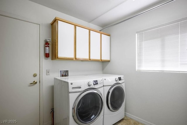9704 Brawley Dr, Las Vegas, NV 89134 - laundry area with cabinet space and washer and dryer
