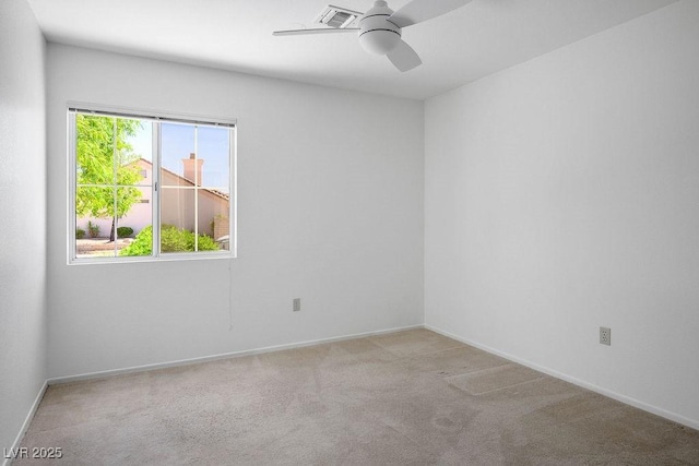 9704 Brawley Dr, Las Vegas, NV 89134 - carpeted spare room featuring ceiling fan and baseboards