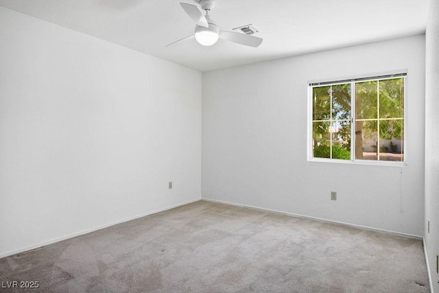 9704 Brawley Dr, Las Vegas, NV 89134 - carpeted empty room featuring a ceiling fan and baseboards