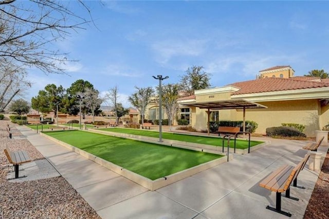 9704 Brawley Dr, Las Vegas, NV 89134 - view of property's community featuring a bocce ball area