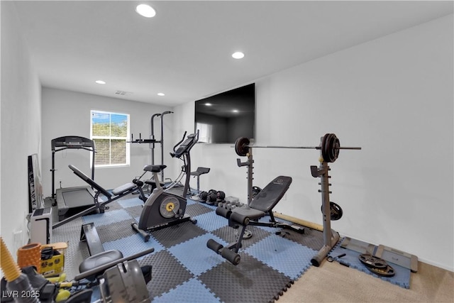 10045 Natchez Trace St, Las Vegas, NV 89178 - workout area with recessed lighting