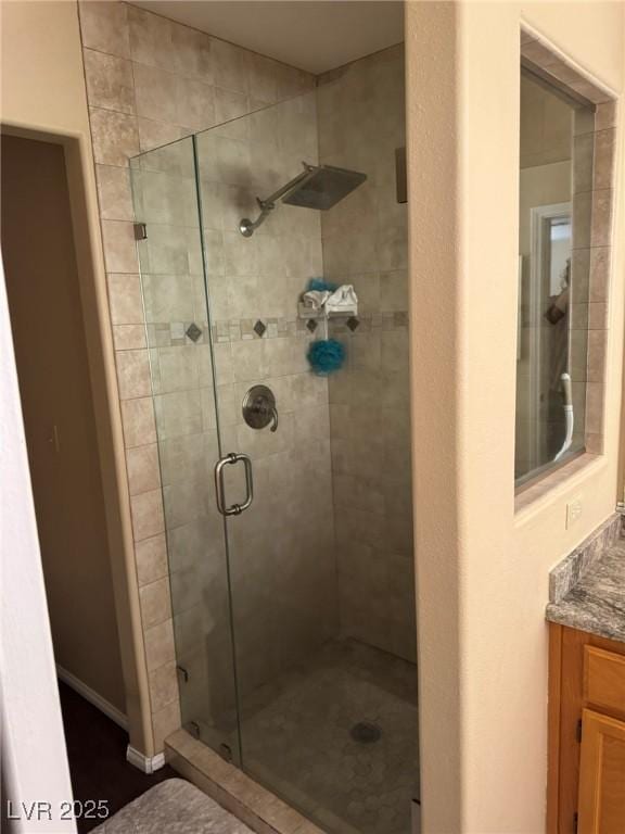 8225 Bermuda Beach Dr, Las Vegas, NV 89128 - bathroom with a stall shower and vanity