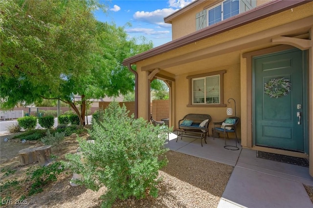 6713 Guidestar St, North Las Vegas, NV 89084 - view of exterior entry featuring stucco siding