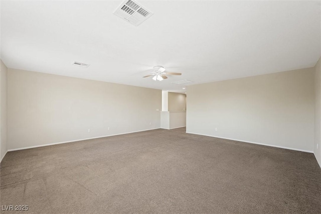 6713 Guidestar St, North Las Vegas, NV 89084 - spare room featuring ceiling fan and carpet