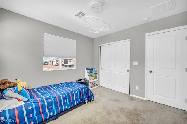 2024 Mystic Wave Rd, North Las Vegas, NV 89031 - bedroom with carpet floors and a closet
