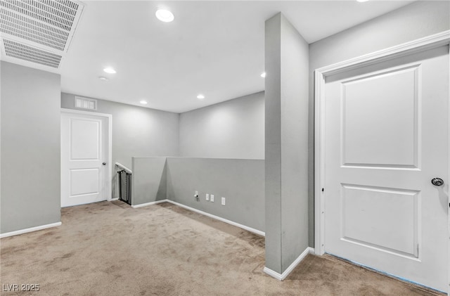 2024 Mystic Wave Rd, North Las Vegas, NV 89031 - below grade area featuring carpet flooring and recessed lighting