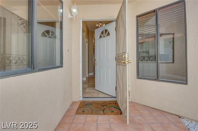 2723 Seabridge Dr, Las Vegas, NV 89121 - property entrance featuring stucco siding
