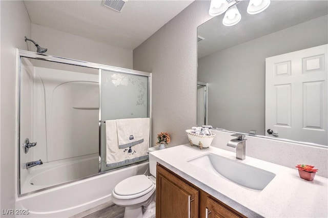 9129 Patrick Henry Ave, Las Vegas, NV 89149 - full bathroom with vanity and combined bath / shower with glass door
