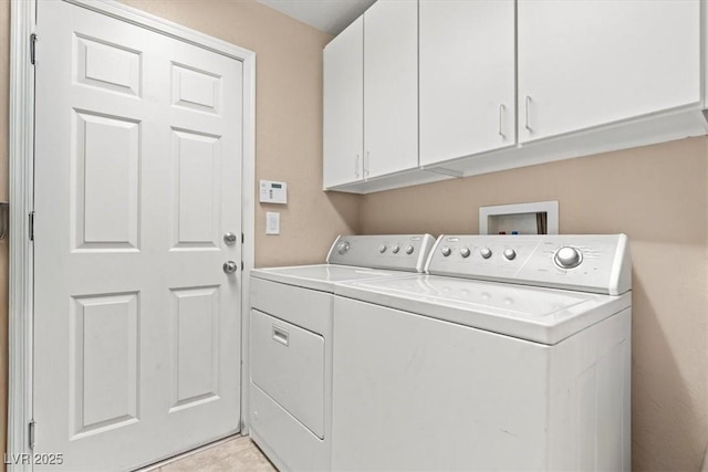 8623 Kennedy Heights Ct, Las Vegas, NV 89131 - laundry room featuring separate washer and dryer and cabinet space