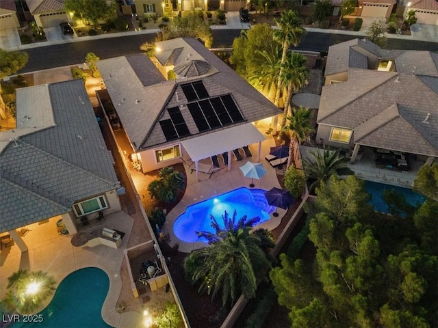 8623 Kennedy Heights Ct, Las Vegas, NV 89131 - aerial view of property and surrounding area with a pool