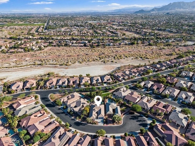 8623 Kennedy Heights Ct, Las Vegas, NV 89131 - aerial view of property's location featuring mountains and nearby suburban area