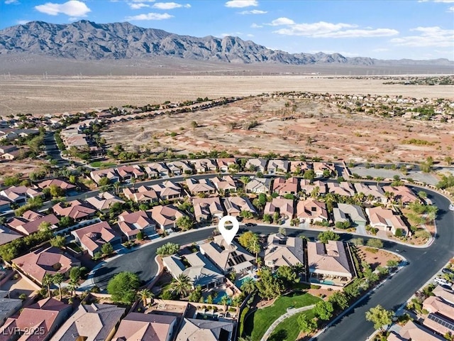 8623 Kennedy Heights Ct, Las Vegas, NV 89131 - aerial overview of property's location featuring nearby suburban area and a mountainous background