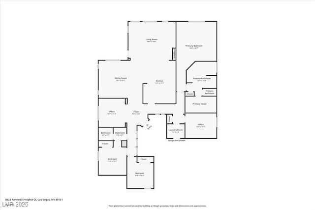 8623 Kennedy Heights Ct, Las Vegas, NV 89131 - view of property floor plan