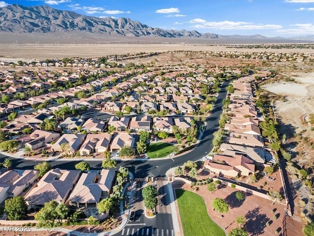 8623 Kennedy Heights Ct, Las Vegas, NV 89131 - aerial view of property and surrounding area with nearby suburban area and mountains