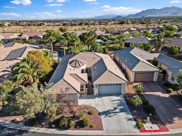 8623 Kennedy Heights Ct, Las Vegas, NV 89131 - aerial view of residential area with a mountain backdrop
