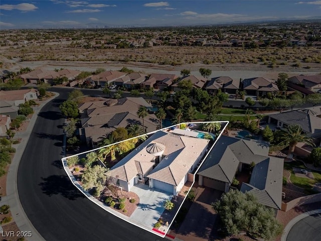 8623 Kennedy Heights Ct, Las Vegas, NV 89131 - aerial view of residential area with property boundaries highlighted