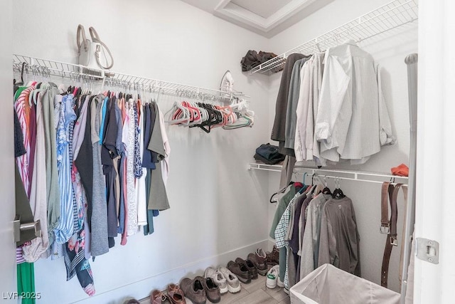 8812 Marble Dr, Las Vegas, NV 89134 - walk in closet with attic access