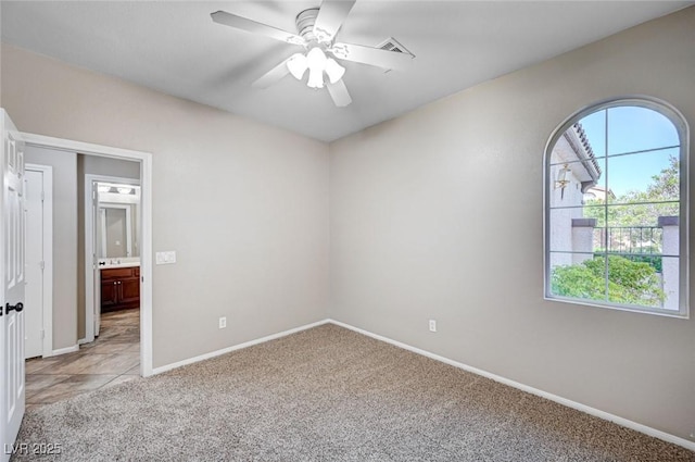 1013 Brinkman St, Las Vegas, NV 89138 - unfurnished room featuring light colored carpet and a ceiling fan