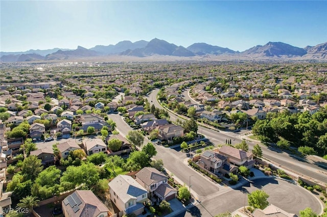 1013 Brinkman St, Las Vegas, NV 89138 - aerial view of residential area with mountains