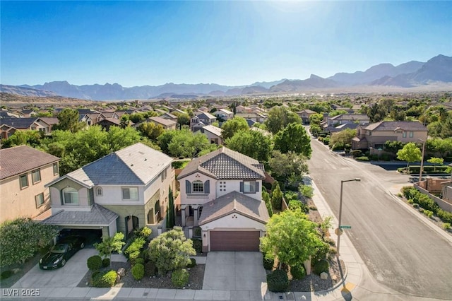 1013 Brinkman St, Las Vegas, NV 89138 - aerial perspective of suburban area with mountains
