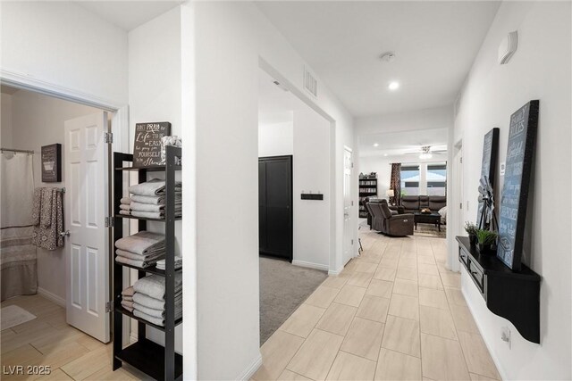3568 E Malheur Ave, Pahrump, NV 89061 - hallway featuring baseboards and recessed lighting