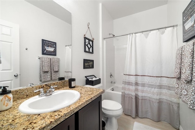 3568 E Malheur Ave, Pahrump, NV 89061 - full bath with vanity and shower / bath combo with shower curtain
